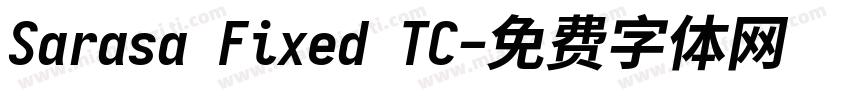Sarasa Fixed TC字体转换